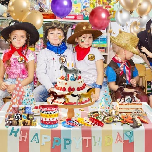 Western Cowboy Party Favors 72Pcs Multi-Item Kit
