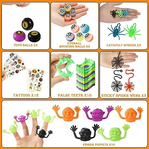 Max Fun 132pcs Halloween Party Toys Assortment