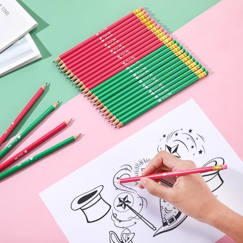 Tenceur 36 Pcs Wizard Themed Wooden Pencils