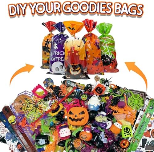 250Pcs Halloween Party Favors Toy Assortment for Kids