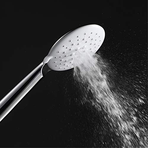 Chrome Handheld Shower Head Set with 3 Spray Modes