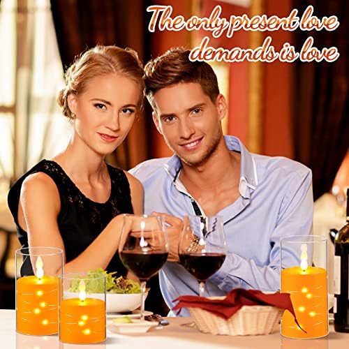 Da by Flameless Candles with Remote Control Set of 3