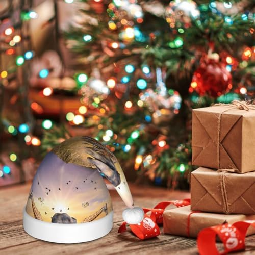 Salelf Wildlife Protection Santa Hat for Kids