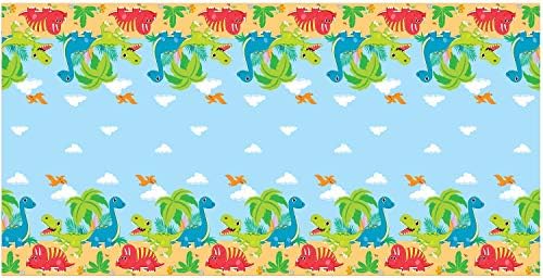 Oojami 4 Pack Dinosaur Party Tablecloths 54x108