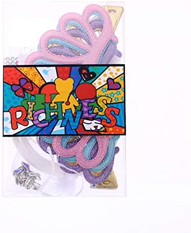 Richness Foam Kids Crowns DIY Tiaras with Jewel Stickers Pack of 6