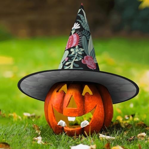 Cactus Print Witch Halloween Party Hat