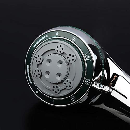 Handheld Shower Head with Chrome Finish and Water Saving Design