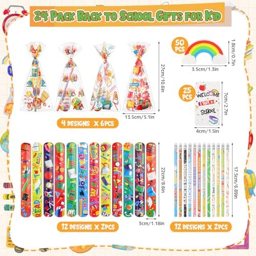 Sabary 147 Pcs Back to School Stationery Party Favor Bulk Pack