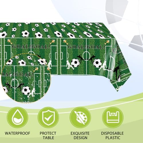 Soccer Party Tableware Set - Serves 20