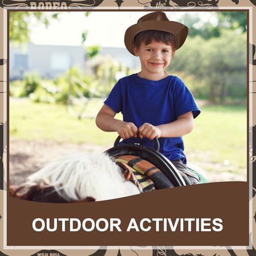 Xtinmee 12 Piece Plastic Cowboy Hats Party Pack