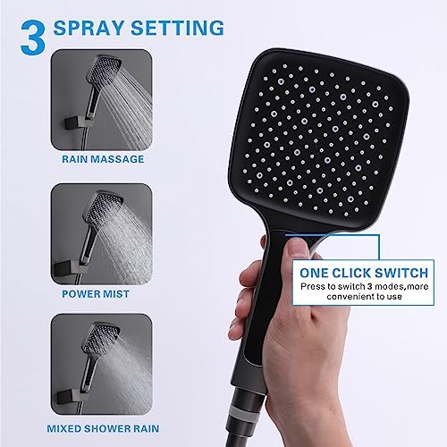 High Pressure Handheld Shower Head with 3 Modes