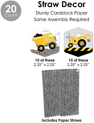 Big Dot of Happiness Dig It Party Favor Kit - 100 Pieces