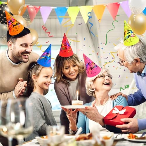 CANREVEL 12 PCS Party Hats for Kids Adults