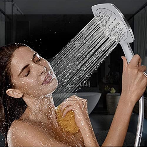 UWEREBFM High Pressure Handheld Shower Head with 15M Hose and Adjustable Buckle