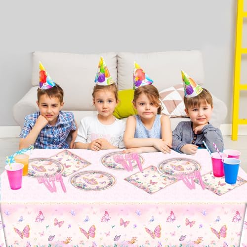 OULUN Butterfly Party Plates Set for 20