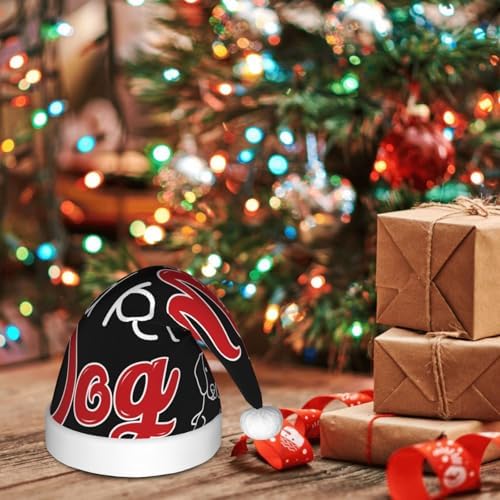 Funny Saying Wine Santa Hat for Kids Christmas Party Headwear