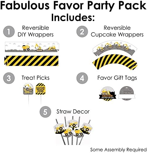 Big Dot of Happiness Dig It Party Favor Kit - 100 Pieces