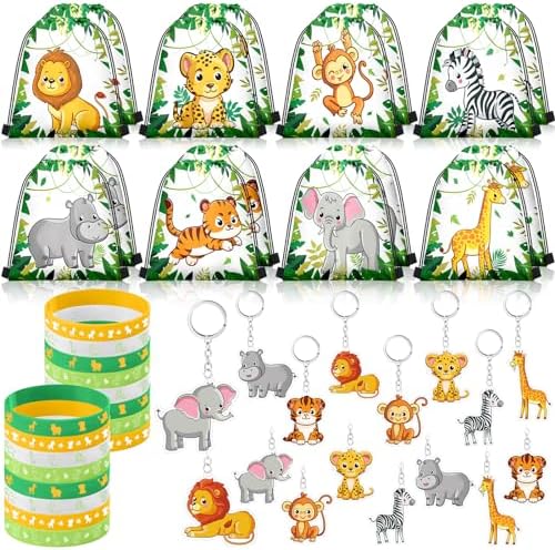 Talltalk 48 Pcs Jungle Safari Party Favors Set