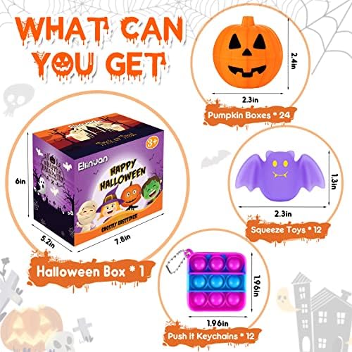 48 Halloween Party Favor Toys Pack with Treats
