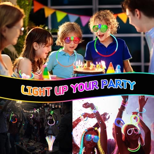 FODYNE 170 PCS Glow in the Dark Party Supplies