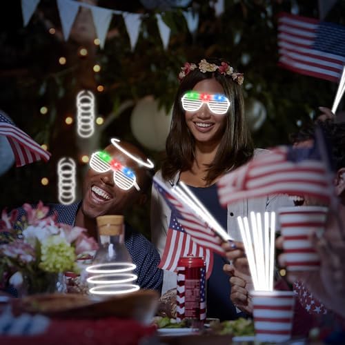 115 PCS Glow in the Dark Party Supplies