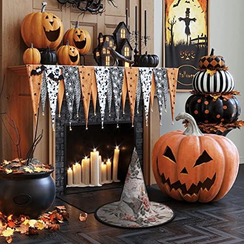 Flower Eiffel Tower Witch Halloween Hat Costume Party
