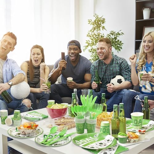 Soccer Birthday Party Decorations - 25 Guest Set