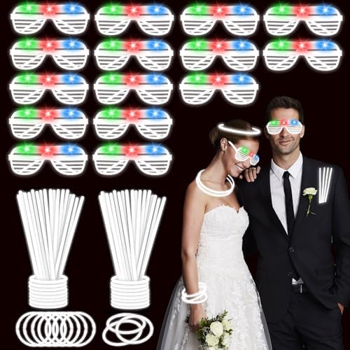115 PCS Glow in the Dark Party Supplies