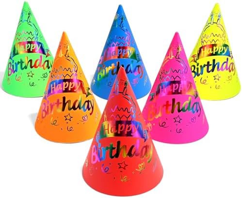 CANREVEL 12 PCS Party Hats for Kids Adults
