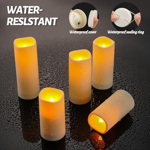 Da By Waterproof Flameless LED Battery Candles