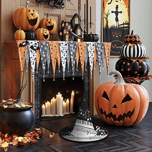 Jbyjbx Music Note Halloween Witch Hat