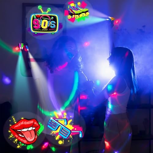 24PCS 90s LED Finger Lights Party Favors