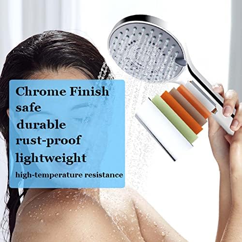 RGRE High Pressure Handheld Shower Head Set with 5 Spray Modes