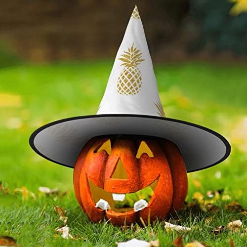 Gold Pineapple Themed Party Witch Hat