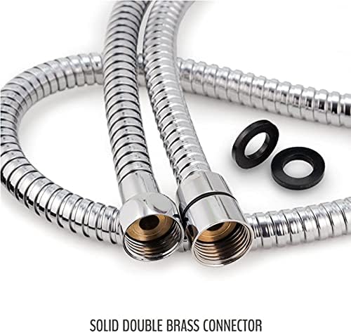 UWEREBFM High Pressure Handheld Shower Head with 15M Hose and Adjustable Buckle