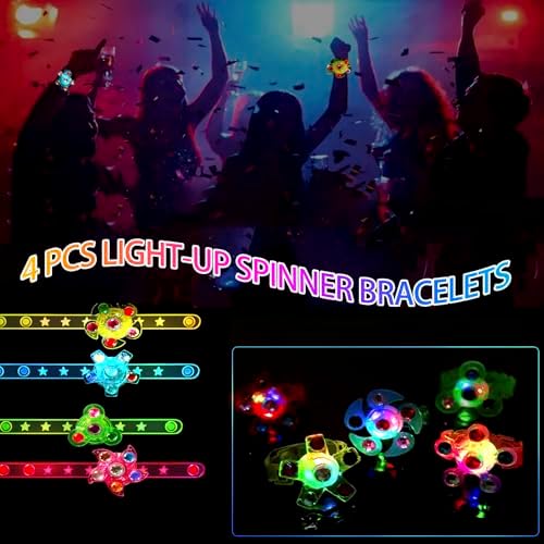 170PCS Glow in the Dark Party Supplies Set