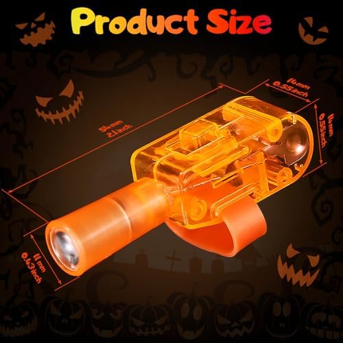 Budbof 36PCS Halloween LED Finger Lights