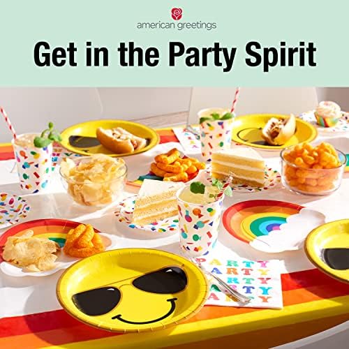 American Greetings Rainbow Party Table Covers 3 Pack