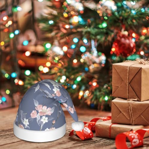 Christmas Elf Santa Hat for Kids Baby Plush Holiday Headwear