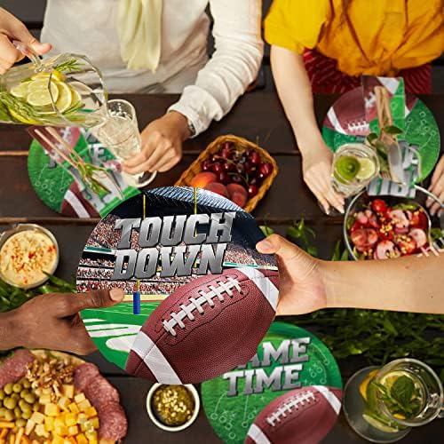 Football Party Supplies Kit Serve 50 Includes Plates Napkins Decorations
