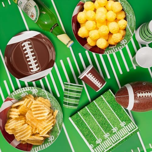 Football Party Decorations Set for 24 Guests