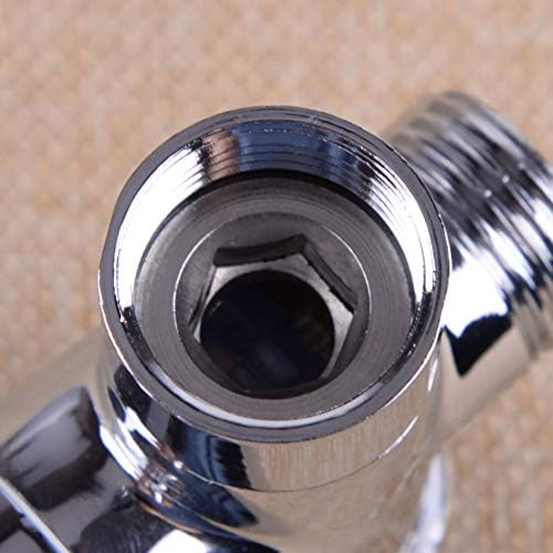 Fricgore Chrome Handheld Shower Head 3 Way Diverter T Valve