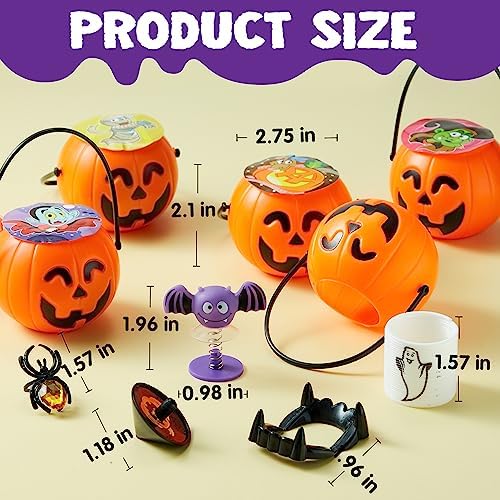 JOYIN Halloween Toy Gifts 144 PCS Trick or Treat Set