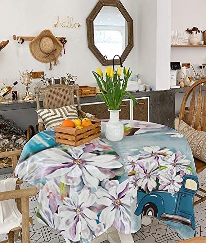 ZOE GARDEN Square Waterproof Tablecloth
