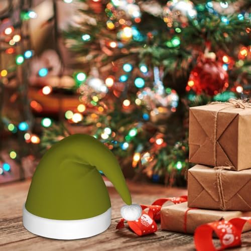 Olive Santa Hat for Kids Baby Christmas Headwear