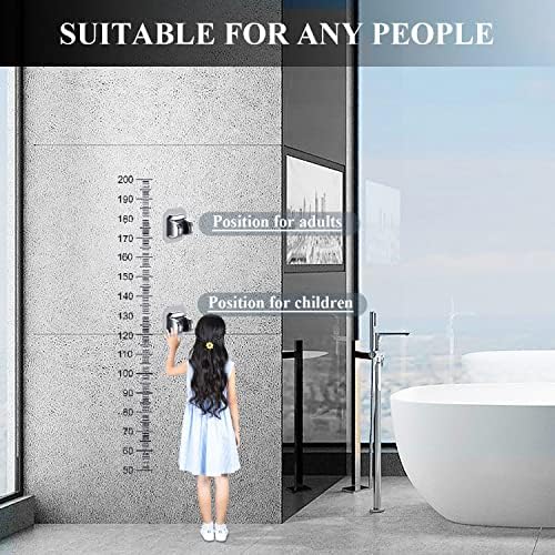 Adjustable Handheld Shower Head Holder No Drilling Silver
