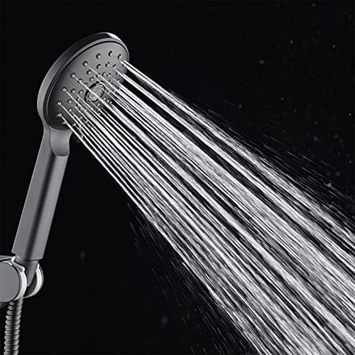 Uwerfm High Pressure Handheld Shower Head ABS Black 3 Modes