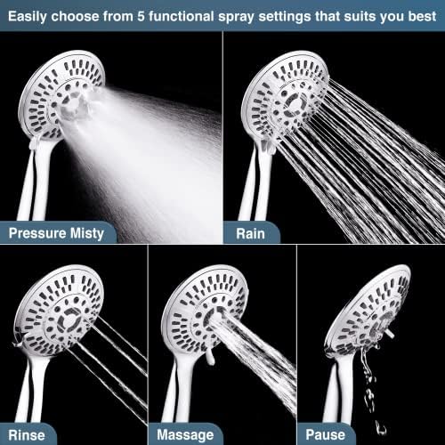Bright Showers Adjustable Handheld Shower System
