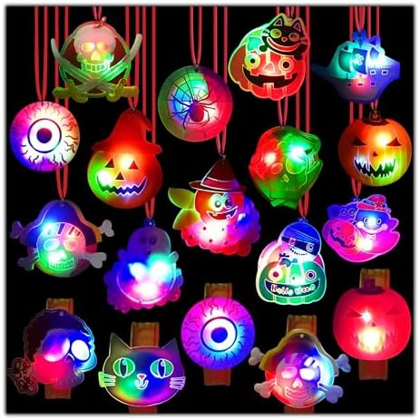 Halloween LED Necklace Bracelets Set for Party Decorations