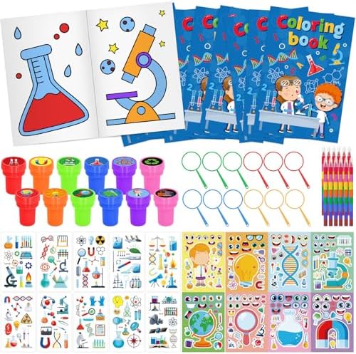 Cinrobiye 72 Piece Science Party Favor Set
